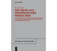 Ercole Erculei Die Reue als Proprium des Menschen (Copertina rigida)