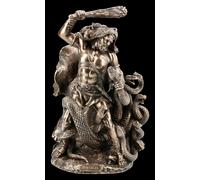 Ercole Figura - Campo Con Il Hydra Statua Decorativa Statua Scultura H 22,5 CM
