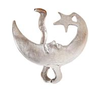 Erconsso Bracciale rigido da donna, con luna e stella, regolabile, gioiello celeste, decorazione per compleanno, festa della mamma, San Valentino, matrimonio, Refer to description, Metallo, Unisex