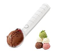 Erconsso Elettrica per | Cucchiaio Portatile in Acciaio Inossidabile Automatico,per Anziani Cucina Casa Festa,per Anziani Bambini Feste in Casa Preparazione Dolci Gelati