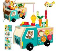 Erconsso Giocattolo Shape Sorter - Attività Sensoriali Educative - Giocattolo Tira con Forme per Bambini,per Asilo Scuola Materna Viaggio Compleanno Educazione Interattiva