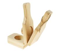 Erconsso Pressa in Legno per Platani | Schiacciatore Di Banana Fritta In Legno - Pressa per Purea di Banana | Per Cucina Cottura Griglia Casa Campeggio Festa Buffet Preparazione Insalata