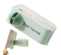 Erconsso Supporto Per Cutter Da Parete - Organizzatore Per Utensili Da Cucina Autoadesivo Che Non Richiede Fori | Supporto Per Blocco Coltelli Da Parete | Per Armadio Da Cucina, Casa, Appartamento E