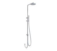 ERCOS Colonna Doccia In Ottone Comato , Dimensione Variabile da 1750 MM a 2300 MM , Kit Completo Di Miscelatore Asta Doccia Sifone Doccetta Con Supporto e Flessibile.