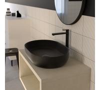 ERCOS Lavabo Ovale da Appoggio Senza Troppo Pieno Serie Musa - 60cm Cod. MUSA0002 - Vari Colori