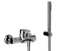 MISCELATORE ECOSTYLE ERCOS PONSI CROMO LAVABO BIDET VASCA DOCCIA INCASSO-ESTERNO