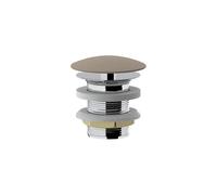 ERCOS Piletta Click Clak Per Lavabo Bagno, Calotta In Ceramica , Colore Sabbia Opaco