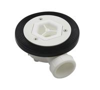ERCOS Piletta Sifonata per Piatto Doccia, Ispezionabile e Senza Coperchio, Altezza 60 cm, Per Foro Piatto Doccia Ø 90 mm, Colore Bianco
