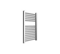 ERCOS Scaldasalviette Termoarredo Bagno Dimensioni 450x680 MM Radiatore Bagno Cromato , Attacchi da 1/2" Fornito Con Kit Montaggio