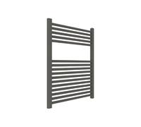 ERCOS Scaldasalviette Termoarredo Bagno Dimensioni 650x770 MM Radiatore Colore Quarzo Opaco , Attacchi da 1/2" Fornito Con Kit Montaggio