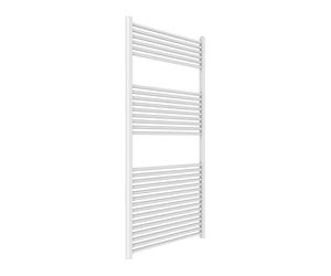 ERCOS Scaldasalviette Termoarredo Bagno Dimensioni 750x1500 mm Radiatore Colore Bianco Opaco, Attacchi da 1/2" Fornito Con Kit Montaggio