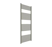 ERCOS Scaldasalviette Termoarredo Bagno Dimensioni 750x1800 MM Radiatore Bagno Colore Fango Opaco , Attacchi da 1/2" Fornito Con Kit Montaggio