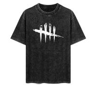 ERDANGJIA Dead By Daylight Survival Horror Game Unisex T-Shirt Black Mens Top Tee L