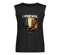 ERDANGJIA I Prevail Lifelines Cover Sleeveless T-Shirt Black Mens Vests Top 3XL