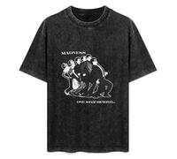 ERDANGJIA Madness One Step Beyond Unisex T-Shirt Black Mens Top Tee S