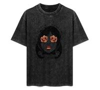 ERDANGJIA Neutral Milk Hotel Unisex T-Shirt Black Mens Top Tee XXL