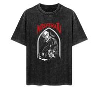 ERDANGJIA Nosferatu F.W. Murnau Movie Poster 1922 Unisex T-Shirt Black Mens Top Tee S