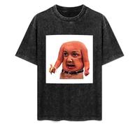 ERDANGJIA Novelty This Is Distrubing Gibby Icarly Unisex T-Shirt Black Mens Top Tee M