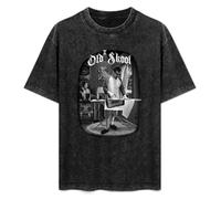 ERDANGJIA Old School Cholo Gangster Lowrider Chicano Art David Gonzales DGA Unisex T-Shirt Black Mens Top Tee S