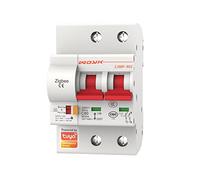 ERDAYE Interruttore Zigbee, protezione da sovraccarico e sovratensione, interruttore intelligente 2 poli 220 V funziona con Alexa e Google Home, connettore gateway ZigBee 3,0 richiesto