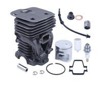 ERDHFG Kit Cilindro pistone da 42 mm Adatto for Motosega 450 450 445 E. Sostituisce Il Filtro della Candela 544119902 W.