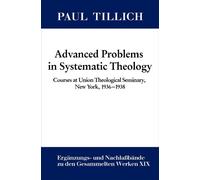 Erdmann Sturm Advanced Problems in Systematic Theology (Copertina rigida)