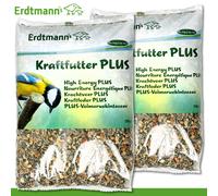 Erdtmanns 2x 2500 G Kraftfutter Plus Mangime per Uccelli Selvatici Con Vitamine