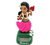 Erenhot Figura hawaiana solare che si muove - ballerina hawaiana auto decorazione - auto solare bambola danza giocattolo ufficio forniture per la casa decorazione interna