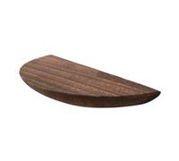 ERERE Mensole sospese in legno massello, mensola da parete a mezzaluna, espositore portaoggetti multilivello for soggiorno, camera da letto, decorazione da appendere for ufficio domestico(Brown,40cm)