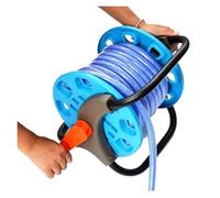 ERETYRET Carrello for Avvolgitubo for Acqua da Giardino Portatile 25M, Supporto for Rack di Stoccaggio, Staffa for Tubo Del'acqua, Strumenti Scuotimento Smart Slow-Retract