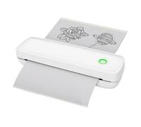 ERETYRET Mini Stampante Portatile Termica For Carta A4 For Stencil For Tatuaggi Bluetooth Senza Inchiostro Trasferimento Di Tramite Telefono Stampa Su Computer Stampa Chiara(A4 Thermal Printer)