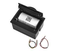 ERETYRET Mini Stampante Termica Incorporata A Pannello Da 58 Mm Con Interfaccia RS232 TTL USB For La Stampa Di Fatture Biglietti Ricevute ESC POS Stampa Chiara(Black RS232 6Rolls)