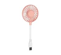 ERETYRET Piccolo Ventilatore USB Tavolo Da Ufficio Silenzioso In Linea Portatile For Viaggi Estivi All'aperto Leggero(Pink)