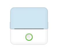 ERETYRET Stampante Bluetooth Endurance For Termica For Etichette Portatile Mini HD For Errore Studente Titolo Nota Stampa Senza Inchiostro Tascabile Errata Stampa Chiara(Blue)