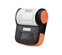 ERETYRET Stampante For Ricevute Portatile Da 80 Mm Termica For Codici Borcode BT Wireless For Fatture Mobile Comando Di Stampa ESC/POS For Le Piccole Imprese Stampa Chiara