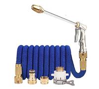 ERETYRET Tubo Flessibile dell'Acqua telescopico ad Alta Pressione da 100FT-30M for autolavaggio, irrigazione del Giardino e Set di Strumenti for ugelli Pulizia Compatto E Portatile