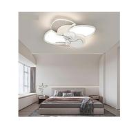 ERETYRET Ventilatore da soffitto con luci moderno senza lama telecomando for montaggio a incasso a basso profilo a 6 velocità Raffreddamento Silenzioso(Design 2)