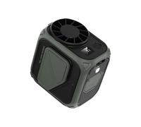 ERETYRET Ventilatore Portatile Da Appendere Alla Vita Con 100 Livelli Di Potenza, Regolazione Infinita Della Velocità, For Passeggino Tavolo For Esterni Clip Mani Libere(Green)