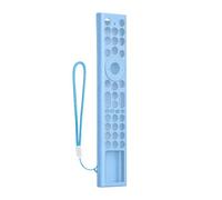 ERF6A66 Custodia in silicone con cordino da polso, layout dei pulsanti aperti e impugnatura testurizzata, per telecomando di casa, custodia protettiva in silicone con impugnatura antiscivolo, lavabile