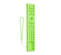 ERF6A66 Custodia in silicone con cordino da polso, layout dei pulsanti aperti e impugnatura testurizzata, per telecomando di casa, custodia protettiva in silicone con impugnatura antiscivolo, lavabile