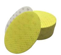 Erfu Dischi Abrasivi Giraffa Ø225 mm grana gialla perforata | Compatibile Flex Giraffa - Autoadesivo - Carta abrasiva per levigatrice a parete e soffitto - 25 pezzi (P220)