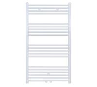 Erfu Scaldasalviette con attacco centrale, scaldasalviette, scaldasalviette, scaldasalviette (bianco, 1200 x 600 mm)