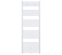 Erfu Scaldasalviette con attacco centrale, scaldasalviette, scaldasalviette, scaldasalviette (bianco, 1800 x 500 mm)