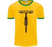 Ergastolano Behind Bars Divertente Ciclismo Ciclisti Uomo Ringer Fotl