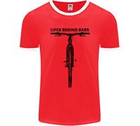 Ergastolano Behind Bars Divertente Ciclismo Ciclisti Uomo Ringer Fotl