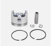 eRgDFS Kit pistone da 48 mm Compatibile con Pezzo di Ricambio per Motore a 2 Tempi 48F 1E48F 63cc 6300 per coclea per Trapano a Terra