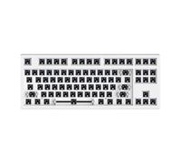 eRgDFS Kit Tastiera FL MK870 87 Bluetooth Wireless 2. Tastiera Meccanica Personalizzata a Tre modalità 4G con Prese scambiabili a Caldo RGB compatibili con Vari dispositivi(White)