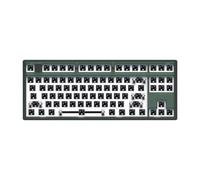 eRgDFS Kit Tastiera FL MK870 87 Bluetooth Wireless 2. Tastiera Meccanica Personalizzata a Tre modalità 4G con Prese scambiabili a Caldo RGB compatibili con Vari dispositivi(Emerald)