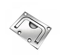 eRgDFS Manico ad Anello di Sollevamento in Acciaio Inossidabile per Il Portello della Barca Assegnazione del Portello Quadrato a Carrello a Carrello Compatibile con Vari Hardware Marino