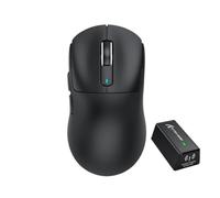 eRgDFS Mouse Wireless con PixArt PAW3395 26K DPI 1K 4K Leggero Tri Mode Macro Gaming Compatibile con Laptop(X3pro Black)